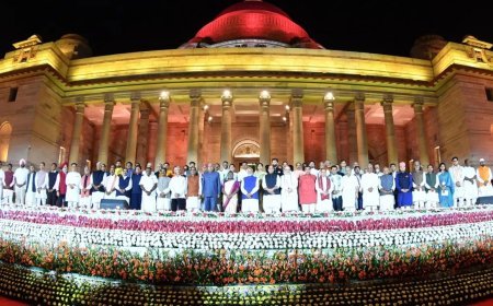 3.0 तीसरी बार मोदी सरकार  में कुल 72 मंत्रियों का देखें पूरी लिस्ट कौन कहा से बना मंत्री