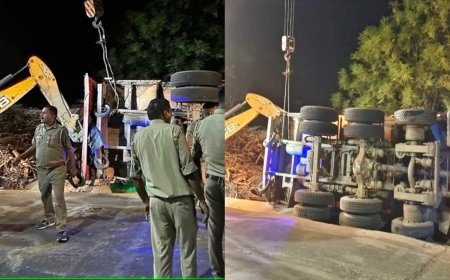 UP: झोपड़ी में सो रहे परिवार पर पलटा बालू लदा ट्रक, पलटा 8 की मौत