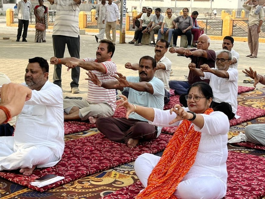 योग अपनाएं, अपना जीवन स्वस्थ बनाए-विजयलक्ष्मी