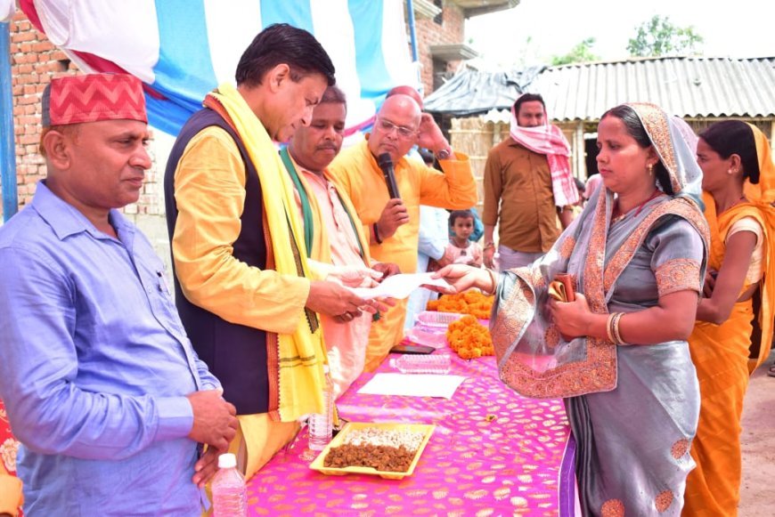 सबके प्रयास से तमकुही राज का विकास मेरा लक्ष्य - शशांक मणि