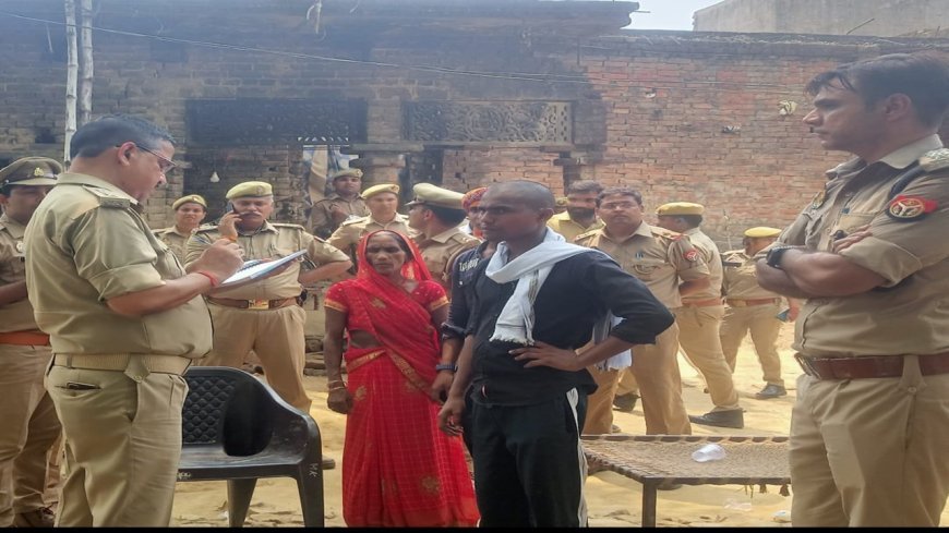 मौत पर राजनीतिक माहौल , मंत्री के पहूचते मामला गरमाया मौके पर पहुचे DM  व SP